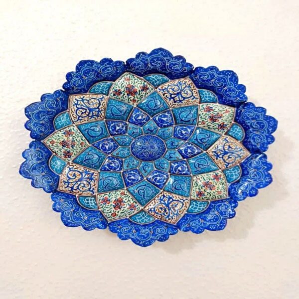 تابلو فیروزه کوبی با قاب خاتم کاری از صدای سخن عشق - Image 4