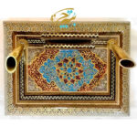 جاقلمی خاتم کاری 11در15 مدل تذهیب