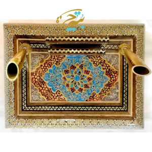 جاقلمی خاتم کاری 11در15 مدل تذهیب