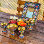 ست هفت سین میناکاری مدل ققنوس - Image 3