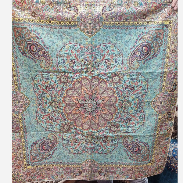 ست هدیه هدیه اداری ترمه و گلدان مس و خاتم جفتی - Image 4