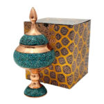 شکلات خوری فیروزه کوبی با جعبه سنتی