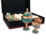 آجیل خوری مس و پرداز سایز 20 با جعبه - Image 3