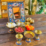 ست هفت سین میناکاری مدل ققنوس - Image 10