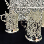 سرویس پذیرایی ملیله کاری (سینی و چای‌خوری) - Image 10