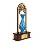 قندان فیروزه کوبی  25 سانتی - Image 2