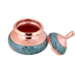 قندان دخلی فیروزه کوبی 18سانتی - Image 2