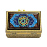 جعبه خاتم کاری مدل تمام خاتم تذهیب 10در16 - Image 5