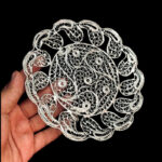 شیرینی خوری دورترمه به همراه جعبه مخمل - Image 9