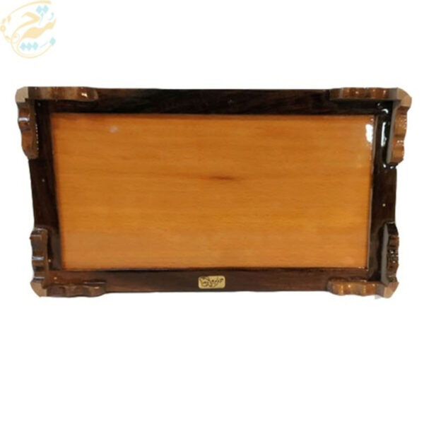 جعبه دستمال کاغذی به همراه جاکاردی خاتمکاری چوگان - Image 2