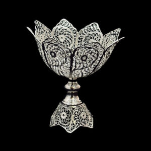 ظروف ملیله کاری کاسه گیلاسی سایز 1