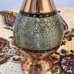 گلدان جفتی خاتم کاری 20 سانتی - Image 5
