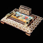 جاقلمی خاتم کاری 11در15 مدل چوگان - Image 5