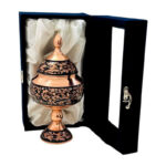 شکلات خوری مسی الماس تراش20 سانتی به همراه جعبه - Image 4