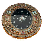 ساعت بیضی خاتم کاری چوگان - Image 7