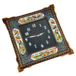 ساعت خاتم کاری گل و مرغ چهارگوش - Image 5