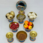 ست هفت سین میناکاری مدل گلدونی - Image 6