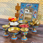ست هفت سین میناکاری مدل شقایق
