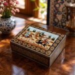 جعبه جواهرات خاتم مدل چوگان ( شکارگاه )