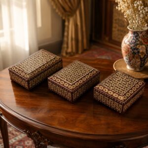 جعبه خاتم کاری