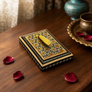 جاقلمی تک قیف خاتم کاری چهارگوش