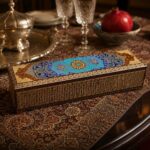 جعبه خاتم کاری مستطیلی  بزرگ