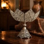 ظروف ملیله کاری کاسه تاجی میوه خوری