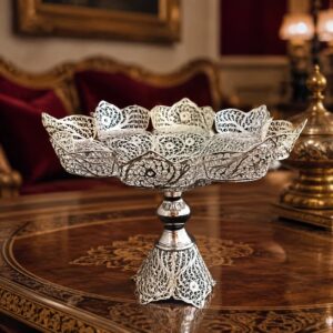 ظروف ملیله کاری میوه خوری سایز کوچک
