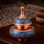 قندان دخل مس و پرداز سایز بزرگ