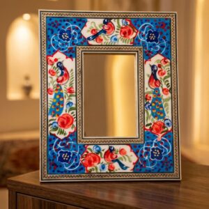 آینه خاتم نقاشی مینیاتور