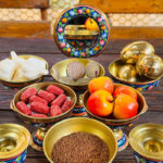 ست هفت سین میناکاری مدل کهکشانی - Image 7