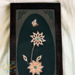 تابلو گل مسی فیروزه کوبی دوگل ساده - Image 9