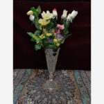 پک هدیه نقره ملیله کاری گلدان قلبی با شکلات خوری - Image 8