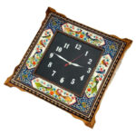 ساعت خاتم کاری گل و مرغ چهارگوش - Image 6