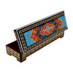 جعبه خاتم کاری استخونی مدل دستبندی تذهیب 7در20 - Image 5
