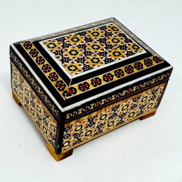 جعبه خاتم کاری استخونی مدل روخاتم 6در8 - Image 5