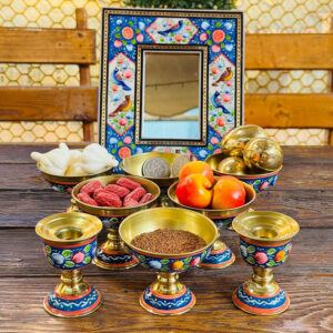 ست هفت سین میناکاری مدل ققنوس