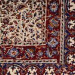 رومیزی قلمکار ممتاز طرح گل ریز سایز 1در1 - Image 3