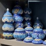 قندان میناکاری مسی به همراه پلکسی مشبک - Image 3
