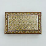 جعبه خاتم کاری استخونی مدل پره وارو 10در16 - Image 4