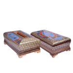 ست جعبه دستمال کاغذی و سطل و جا کاردی خاتم کاری طرح تذهیب - Image 3