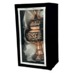 شکلات خوری مسی الماس تراش20 سانتی به همراه جعبه - Image 3