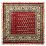 رومیزی قلمکار طرح زرشکی اعلا سایز یک متری - Image 6