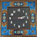ساعت خاتم کاری تذهیب چهارگوش صفحه مربعی - Image 7