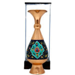 گلدان مسی طرح پرداز به همراه پلکسی ساده - Image 5