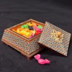 شکلات خوری خاتم کاری هرمی کوچک - Image 2