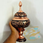 شکلات خوری مسی الماس تراش 30 به همراه جعبه هدیه - Image 13