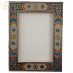 قاب دورنقاشی تذهیب خاتم کاری (A4) لوح تقدیر قیلی 21در30