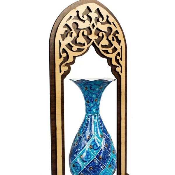 قندان فیروزه کوبی  25 سانتی - Image 4