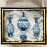 پک هدیه میناکاری گلدان و شکلات خوری